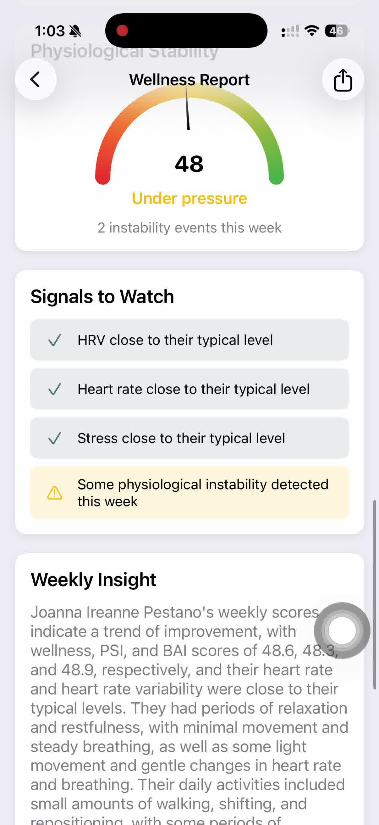 Wellness trend and signals
